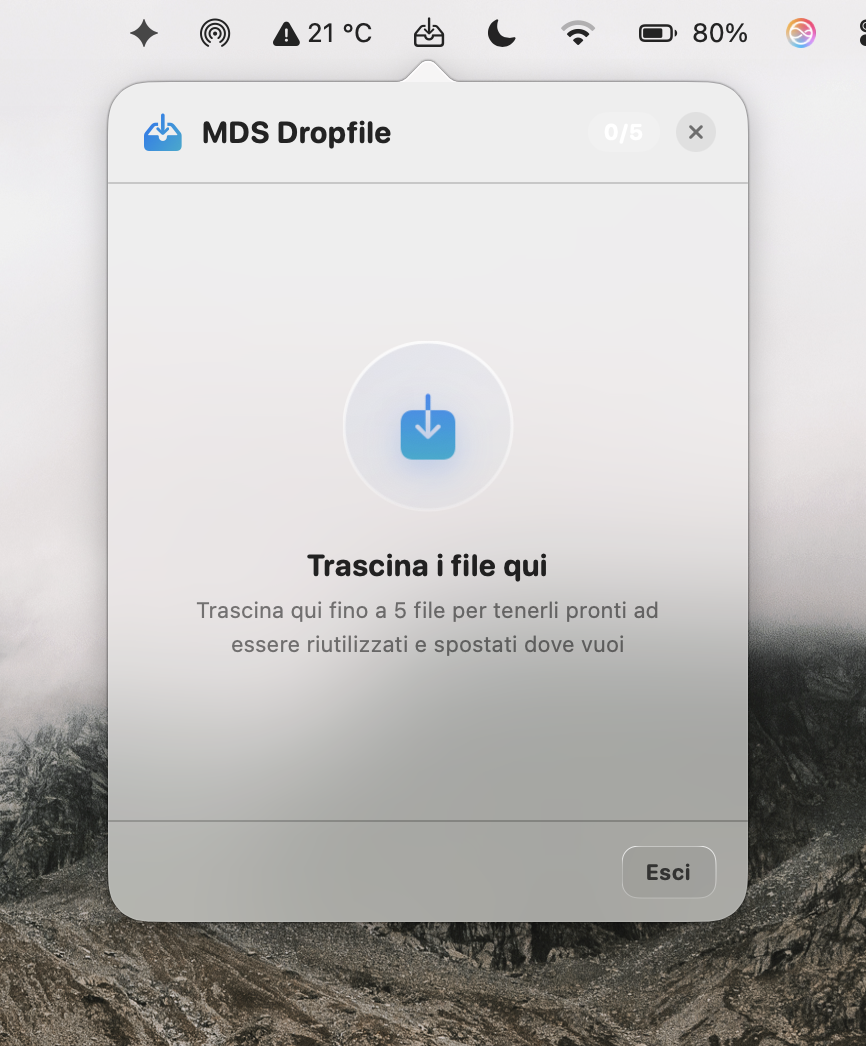 MDSDropfile Screenshot